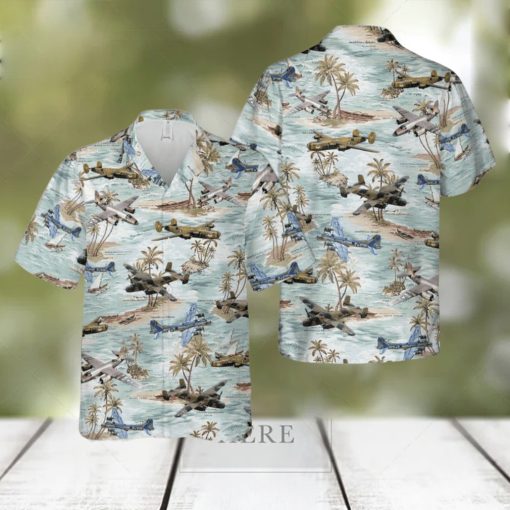 Usa WWII Bombers Aircraft Hawaiian Shirt