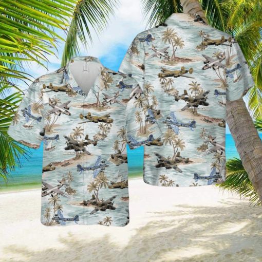 Usa WWII Bombers Aircraft Hawaiian Shirt