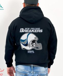 Usfl New Orleans Breakers Logo Helmet T Shirt
