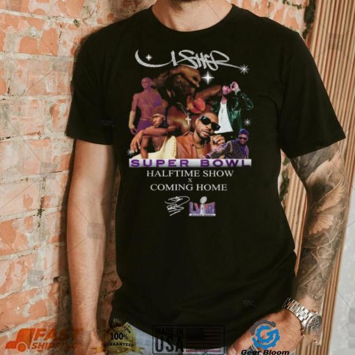 Usher Super Bowl LVIII Halftime Show X Coming Home T Shirt