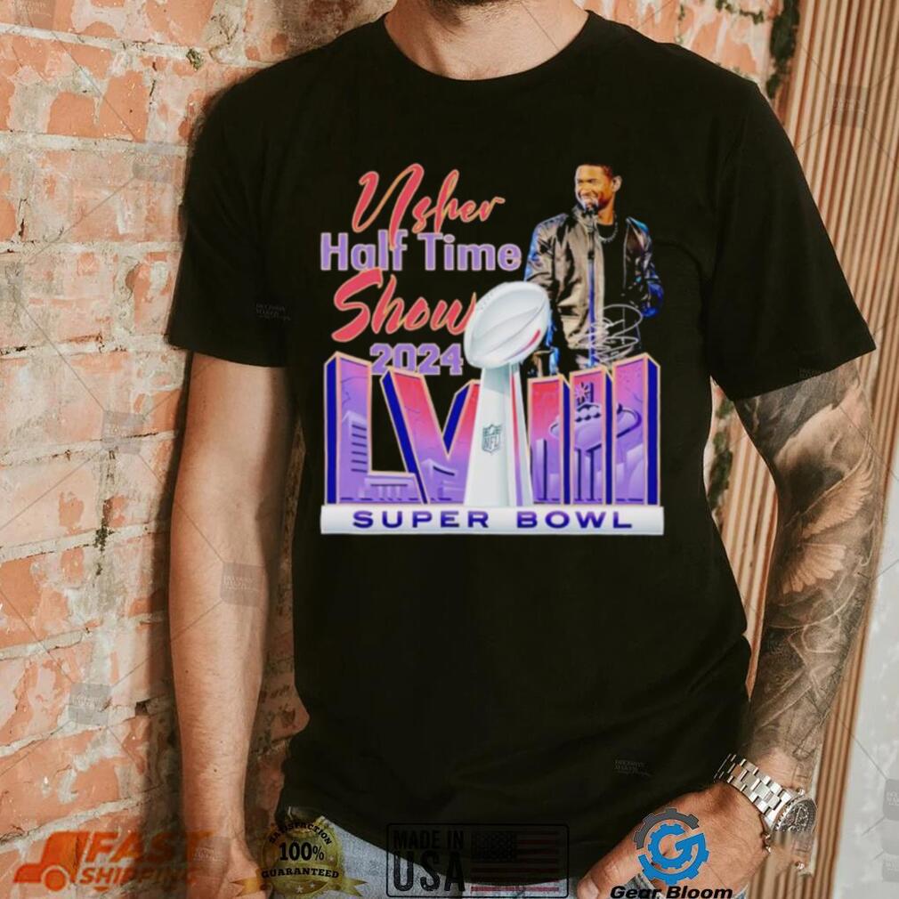 Usher halftime show 2024 LVIII Super Bowl signature shirt Usher halftime show 2024 LVIII Super Bowl signature shirt
