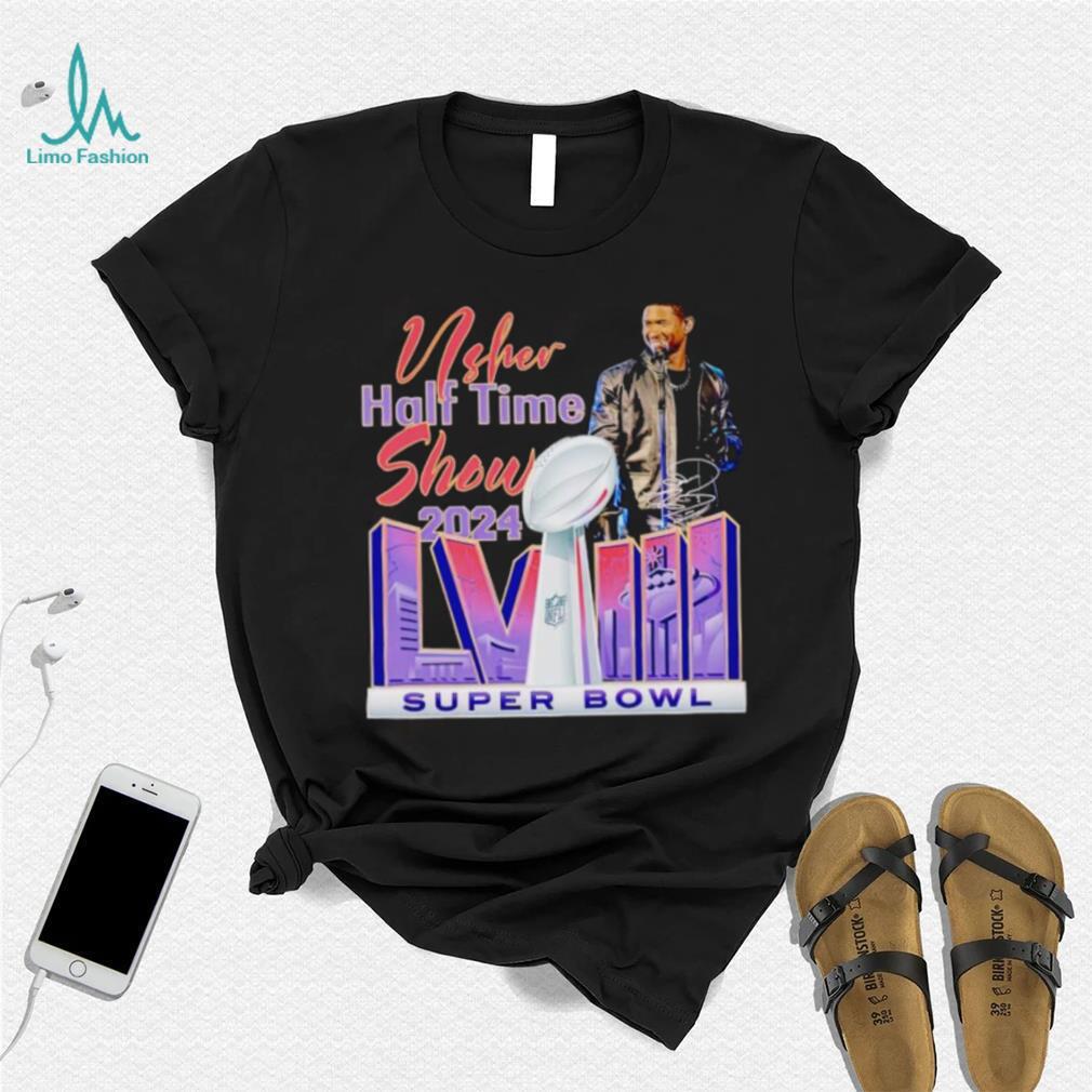 Usher halftime show 2024 LVIII Super Bowl signature shirt Usher halftime show 2024 LVIII Super Bowl signature shirt