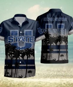 Utah State Aggies Hawaii Shirt Short Style Hot Trending Summer Shirt