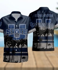 Utah State Aggies Hawaii Shirt Short Style Hot Trending Summer Shirt