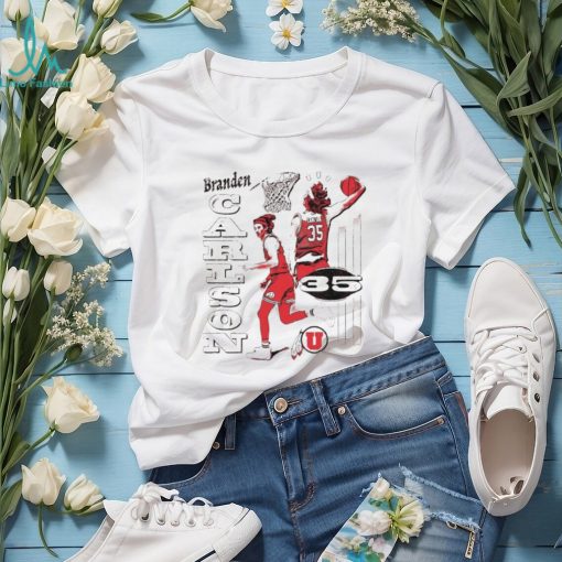 Utah Utes Branden Carlson 35 shirt