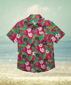 Utah Utes Floral Hawaiian Shirt