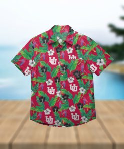 Utah Utes Floral Hawaiian Shirt