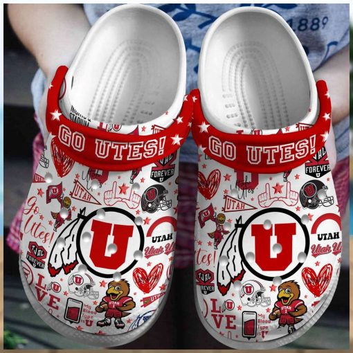 Utah Utes Ncaa Sport Crocs