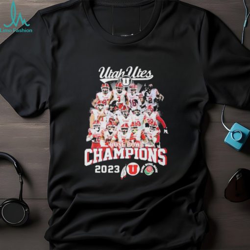 Utah Utes Rose Bowl Champions 2023 Team T shirt For Fans