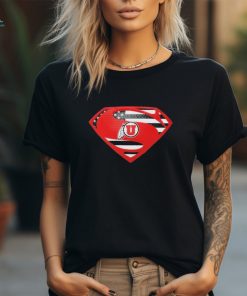 Utah Utes Superman logo shirt
