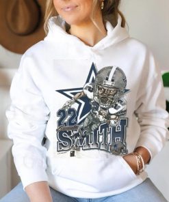 VINTAGE EMMITT SMITH DALLAS COWBOYS CARICATURE 1993 NFL SHIRT