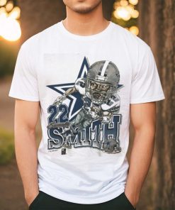 VINTAGE EMMITT SMITH DALLAS COWBOYS CARICATURE 1993 NFL SHIRT