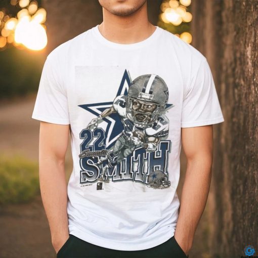 VINTAGE EMMITT SMITH DALLAS COWBOYS CARICATURE 1993 NFL SHIRT
