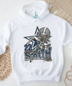 VINTAGE EMMITT SMITH DALLAS COWBOYS CARICATURE 1993 NFL SHIRT