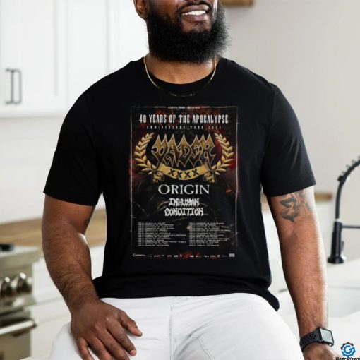 Vader Tour 2024 poster shirt