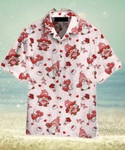 Valentine Day Gnomes Hawaiian Shirt Aloha For Men And Women