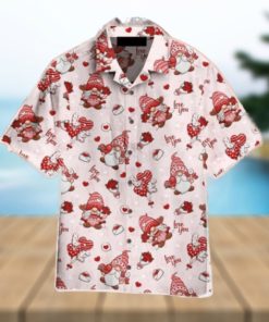 Valentine Day Gnomes Hawaiian Shirt Aloha For Men And Women