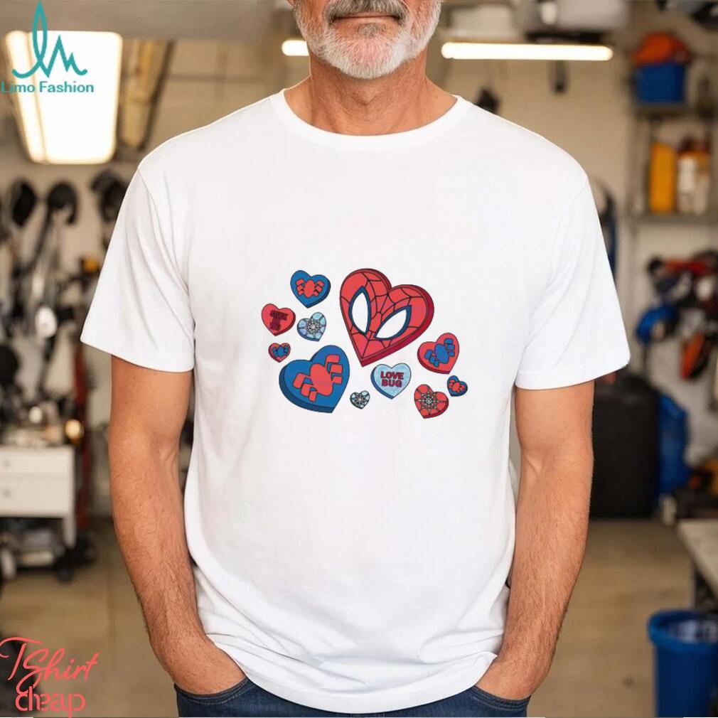 Valentine heart spiderman 2024 shirt Valentine heart spiderman 2024 shirt