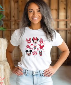 Valentine mickey and friends snacks 2024 shirt