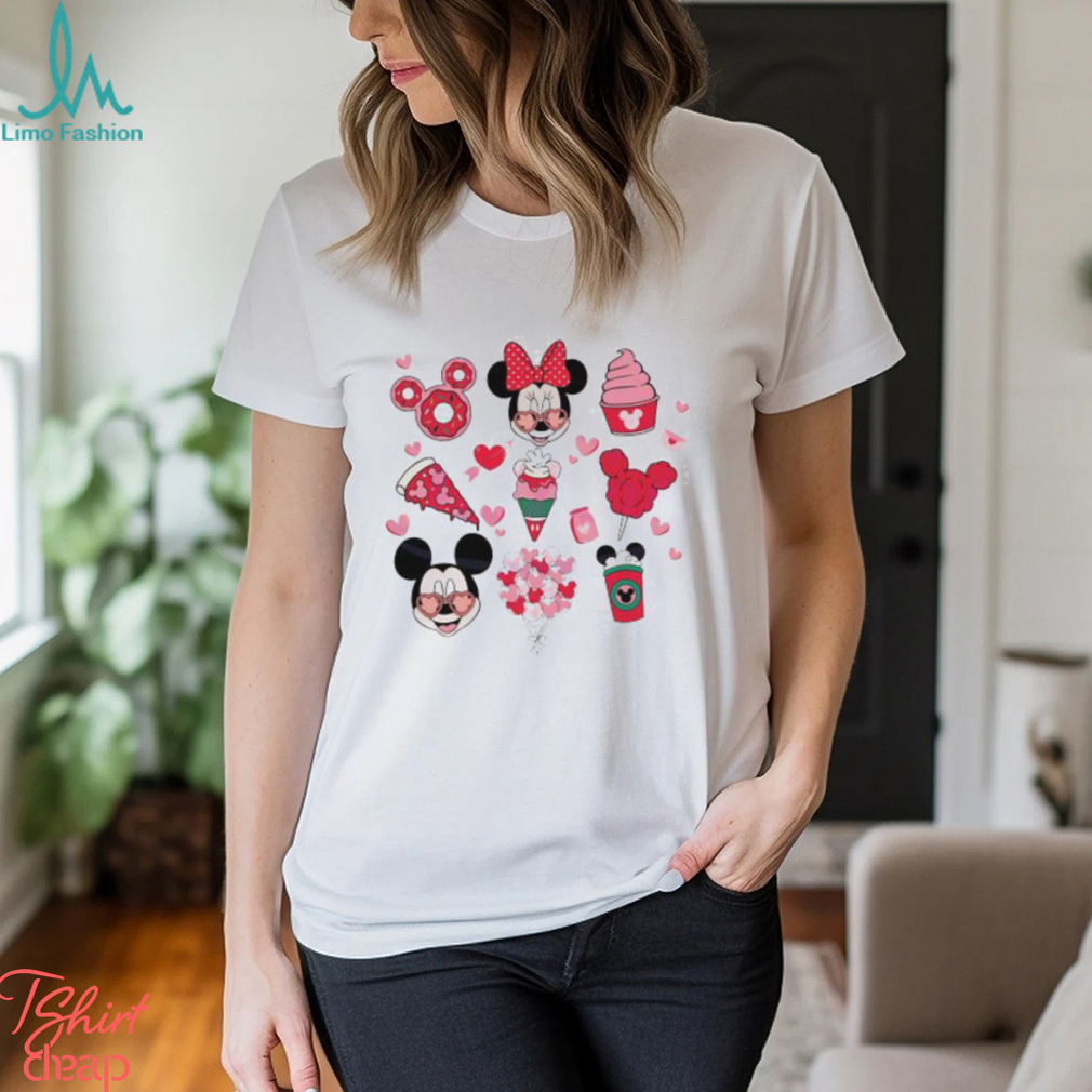 Valentine mickey and friends snacks 2024 shirt Valentine mickey and friends snacks 2024 shirt