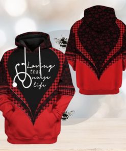 Valentines Day Hoodie, 3D Loving That Love Life Valentine Custom Hoodie Apparel