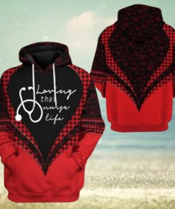 Valentines Day Hoodie, 3D Loving That Love Life Valentine Custom Hoodie Apparel
