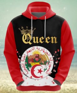 Valentines Day Hoodie, Algeria Queen Valentine Hoodie