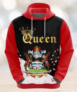 Valentines Day Hoodie, Antigua and Barbuda Queen Valentine Hoodie