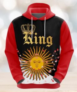 Valentines Day Hoodie, Argentina King Valentine Hoodie 3D All Over Print Gift For Men And Women
