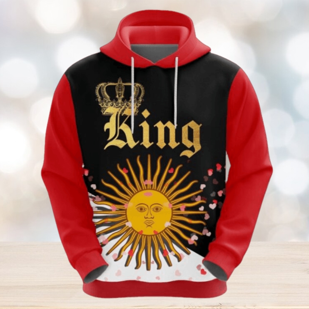 Valentines Day Hoodie, Argentina King Valentine Hoodie 3D All Over Print Gift For Men And Women Valentines Day Hoodie, Argentina King Valentine Hoodie 3D All Over Print Gift For Men And Women