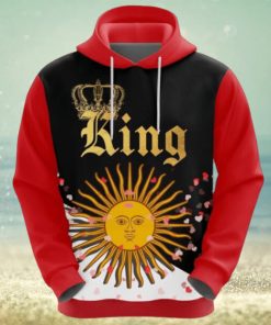 Valentines Day Hoodie, Argentina King Valentine Hoodie 3D All Over Print Gift For Men And Women