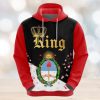 Swiss Ice Hockey Orginal Personalized Red Kits Hoodie