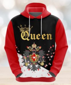 Valentines Day Hoodie, Austrian Empire Queen Valentine Hoodie