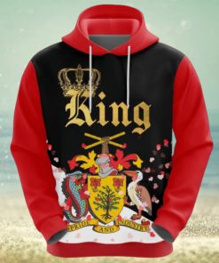 Valentines Day Hoodie, Barbados King Valentine Hoodie