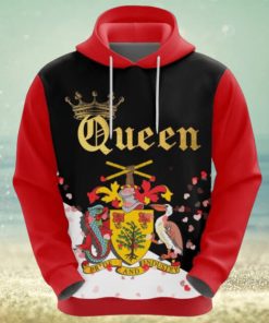 Valentines Day Hoodie, Barbados Queen Valentine Hoodie