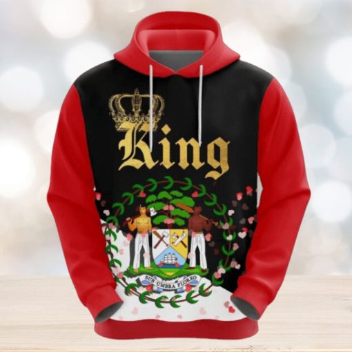 Valentines Day Hoodie, Belize King Valentine Hoodie