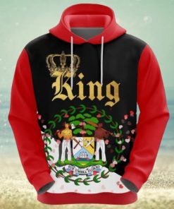 Valentines Day Hoodie, Belize King Valentine Hoodie