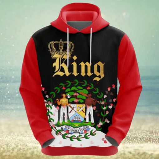 Valentines Day Hoodie, Belize King Valentine Hoodie