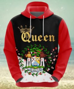 Valentines Day Hoodie, Belize Queen Valentine Hoodie