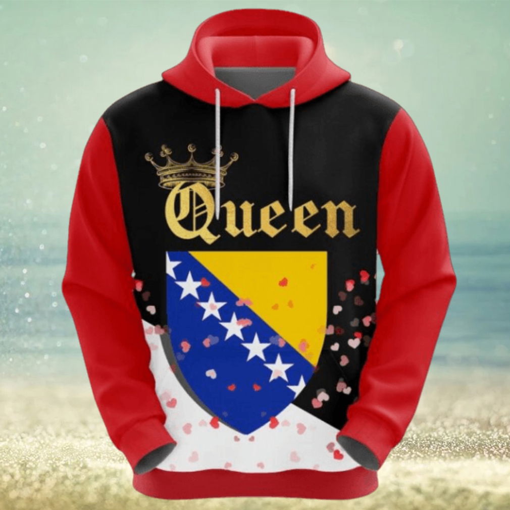 Valentines Day Hoodie, Bosnia and Herzegovina Queen Valentine Hoodie Valentines Day Hoodie, Bosnia and Herzegovina Queen Valentine Hoodie