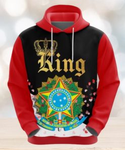 Valentines Day Hoodie, Brazil King Valentine Hoodie