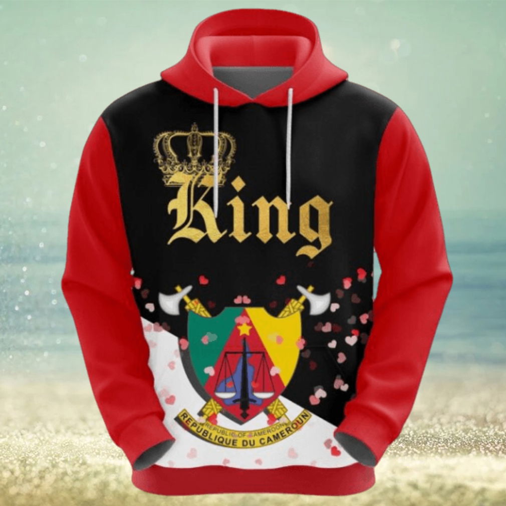 Valentines Day Hoodie, Cameroon King Valentine Hoodie Valentines Day Hoodie, Cameroon King Valentine Hoodie