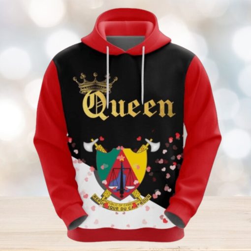 Valentines Day Hoodie, Cameroon Queen Valentine Hoodie