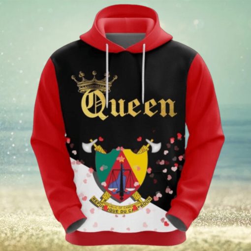 Valentines Day Hoodie, Cameroon Queen Valentine Hoodie