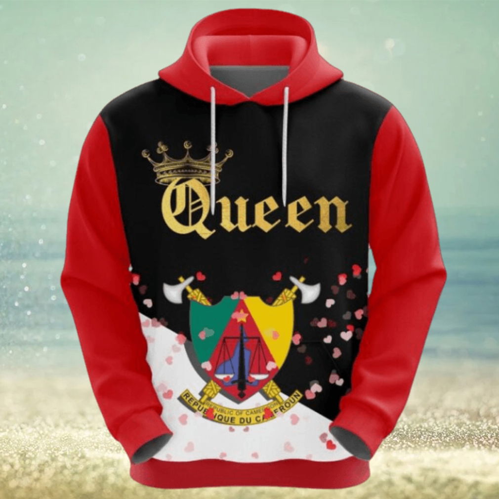 Valentines Day Hoodie, Cameroon Queen Valentine Hoodie Valentines Day Hoodie, Cameroon Queen Valentine Hoodie