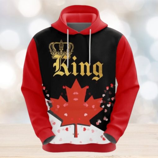 Valentines Day Hoodie, Canada King Valentine Hoodie