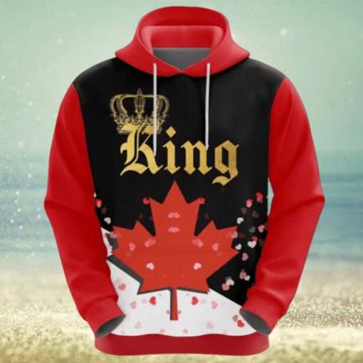 Valentines Day Hoodie, Canada King Valentine Hoodie