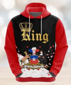 Valentines Day Hoodie, Chile King Valentine 3D Hoodie