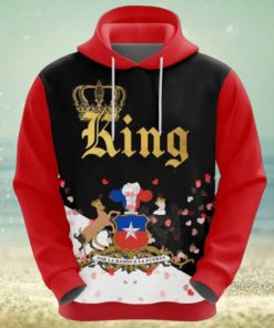 Valentines Day Hoodie, Chile King Valentine 3D Hoodie