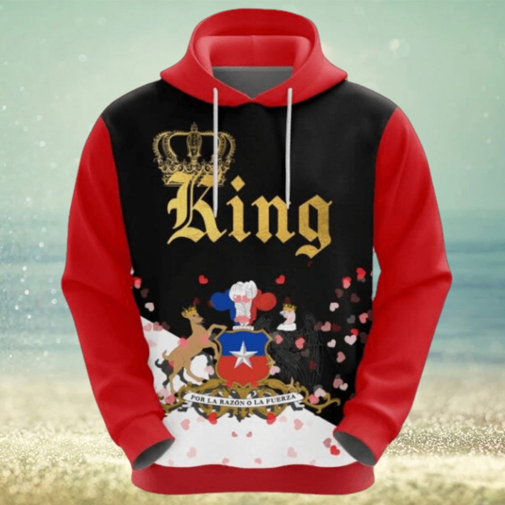 Valentines Day Hoodie, Chile King Valentine 3D Hoodie Valentines Day Hoodie, Chile King Valentine 3D Hoodie